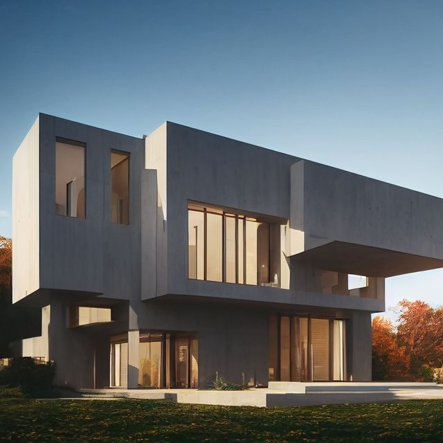 casa blanca arquitectura moderna